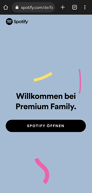 Abschluss, Premium ist eingerichtet